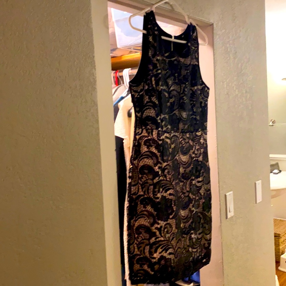 H&M black lace dress
